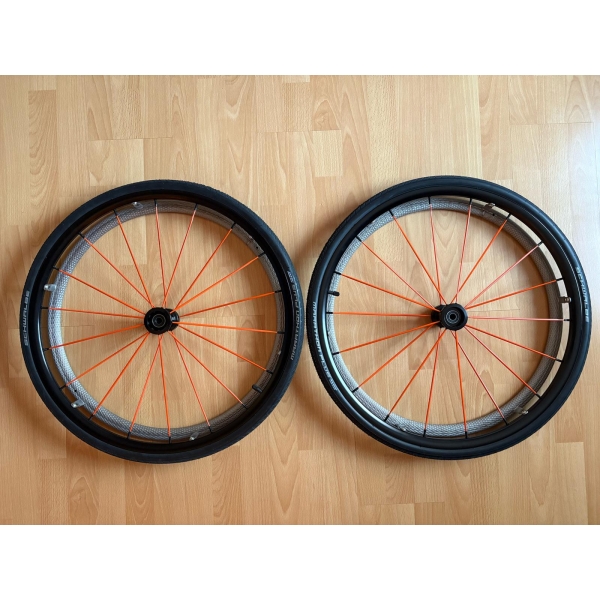 Spinergy B-LXL wielen set, 18 Spaken.